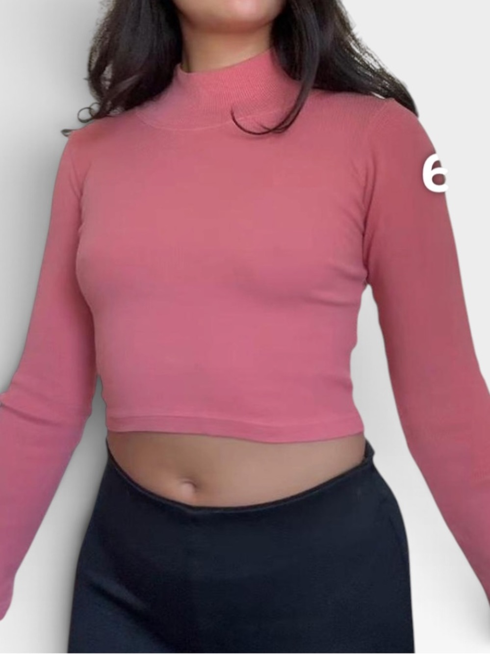 Big bud press many colors Dusty Rose Turtleneck Sweater XS
